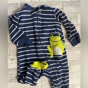 Baby boy sleeper - frog